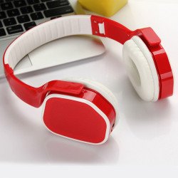 High Quality Stereo Headphone with Mic TV09 (Red)